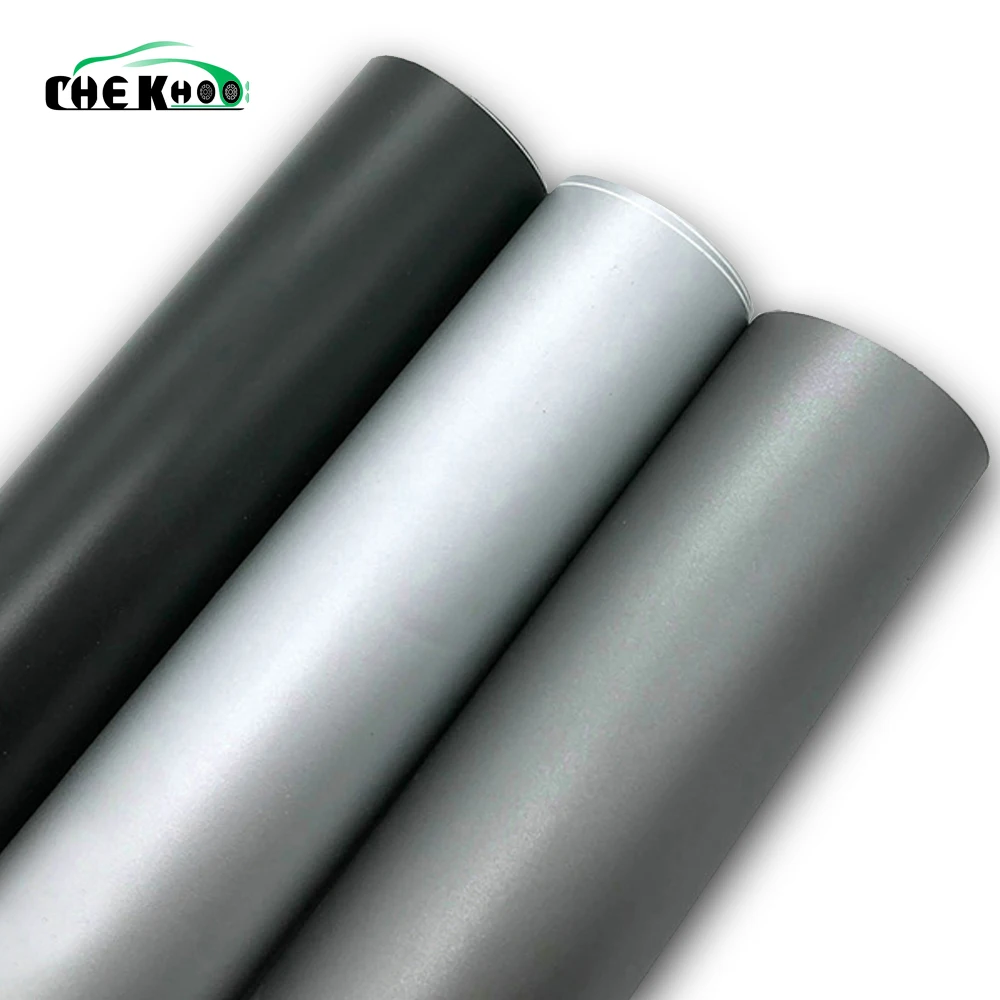 152 см X 30 матовый серебристый серый черный виниловый автомобиль скутер мотоцикл DIY