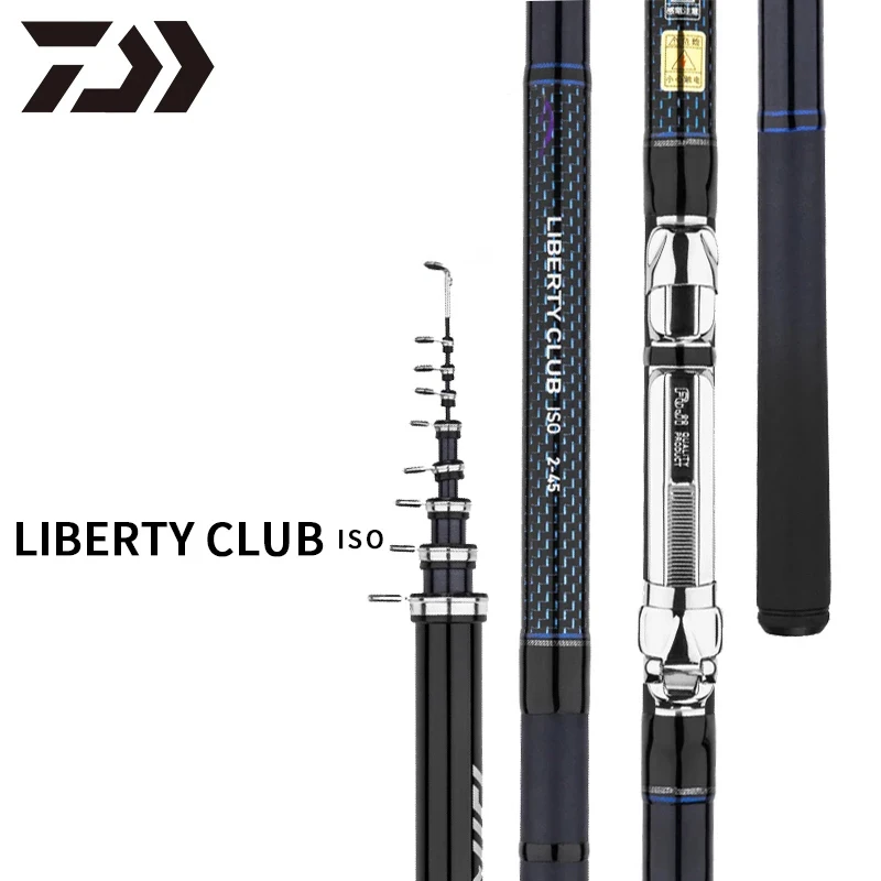 Телескопическая рыболовная удочка DAIWA LIBERTY CLUB из углеродного волокна
