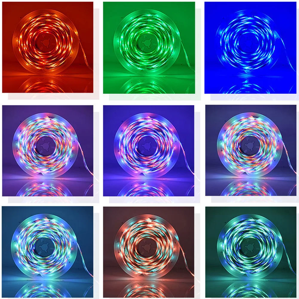 Декоративный светодиодный RGB ленточный светильник SMD 3528 Телевизор Настольный