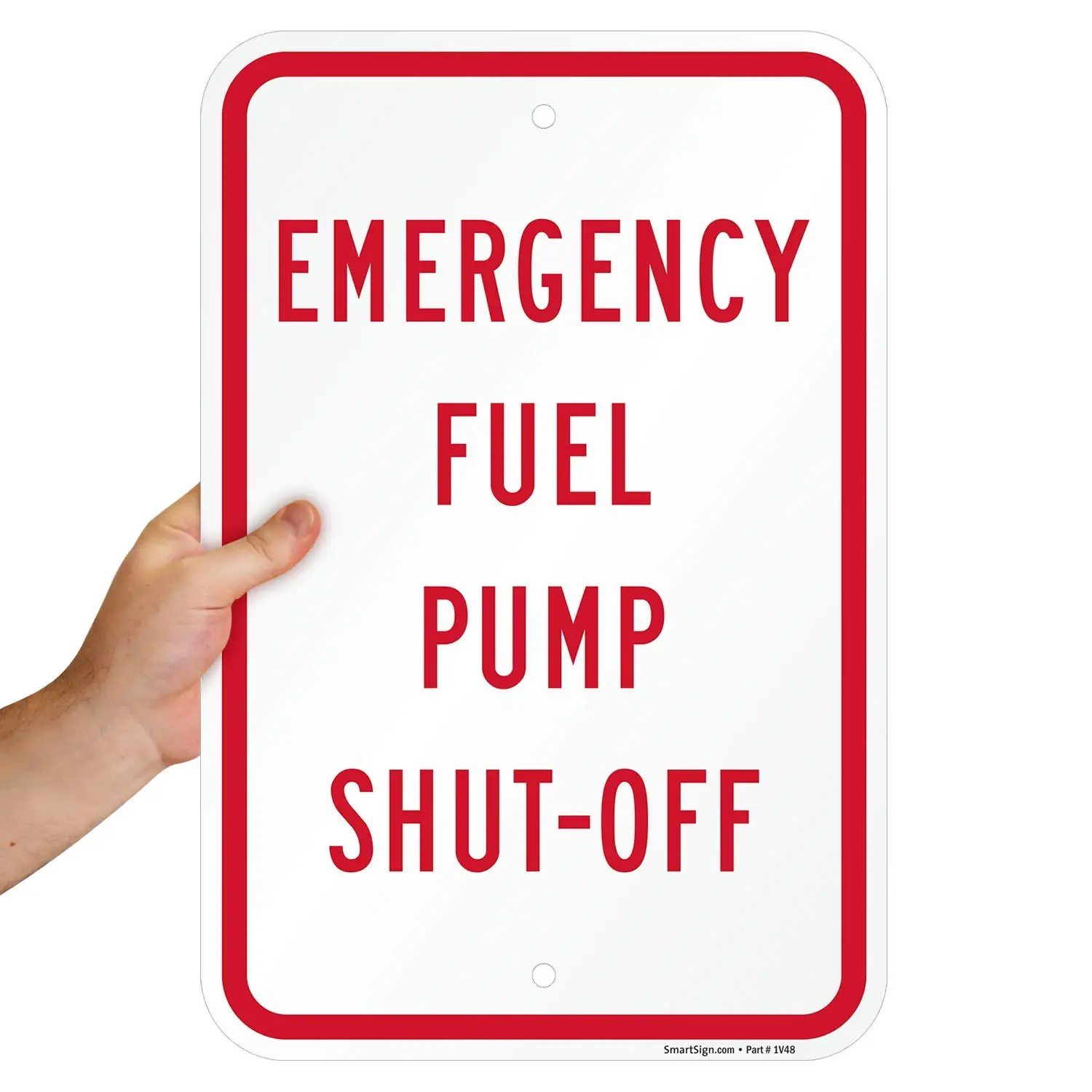 

"Emergency Assembly Area B" Sign | 12" x 8" Aluminum