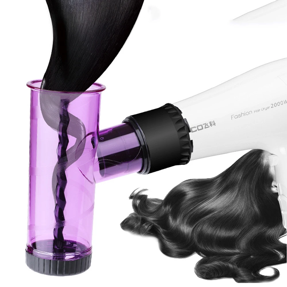 

Wind Direction Adjustable Hair Curler Magic Hairdryer Curler Spin Diffuser Hair Blower Tool for Curly Hairstyles Wavy Hair