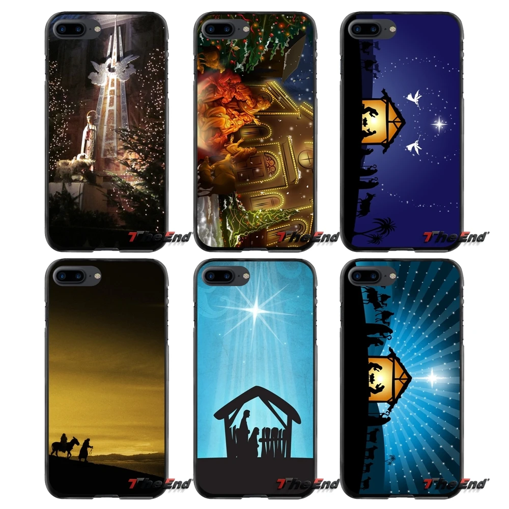 Аксессуары чехлы для телефонов Apple iPhone 4 4s 5 5S 5C SE 6 6S 7 8 Plus X iPod Touch Рождественская
