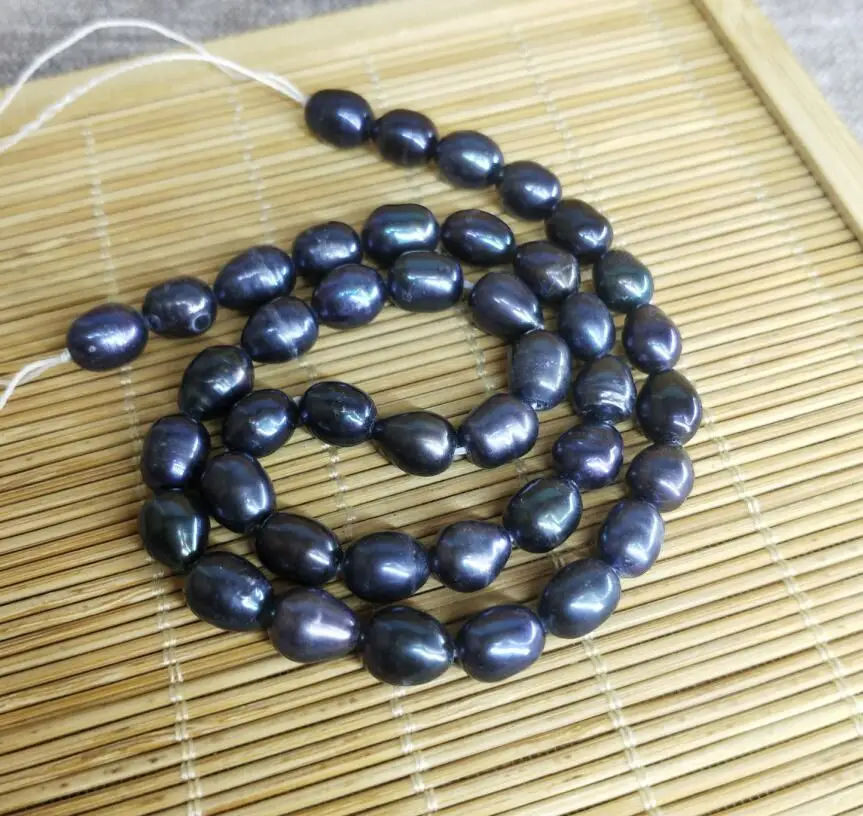 Натуральные пресноводные бусины 6-12 мм зернистость риса тип жемчуга ювелирные