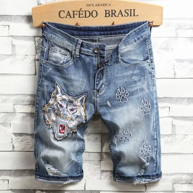 Summer Slim Fit Jeans Shorts 
