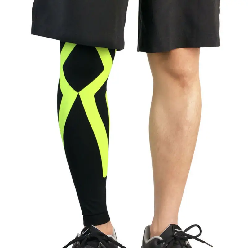 

Brand New Men's Compression Full Leg Sleeve Knee & Thigh Basketball Sport Support Socks Knee Sleeve