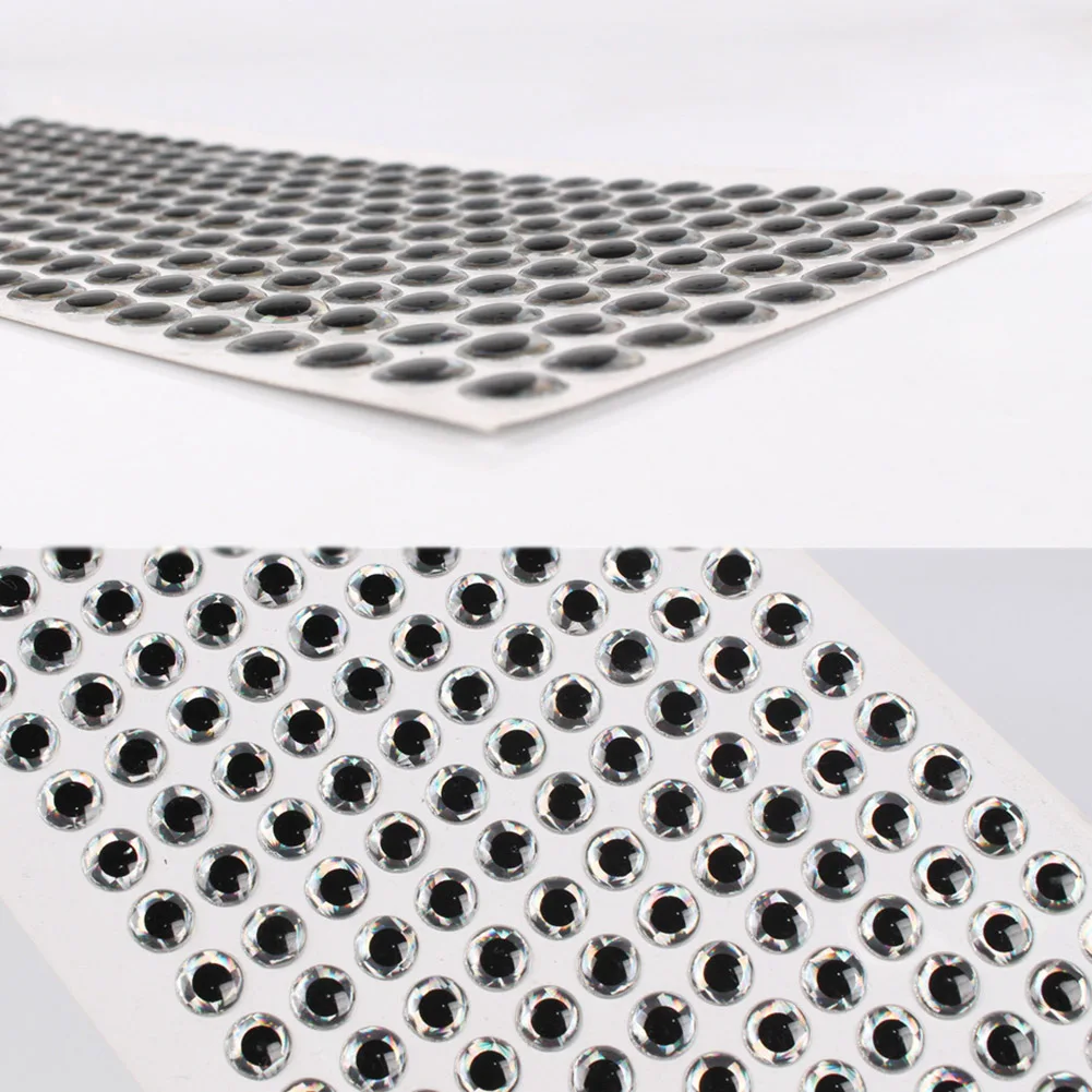 Hot Selling 200Pcs Soft Molded 3D Holographic Fish Eyes Stickers Fly Tying Jig Lure Supplies | Спорт и развлечения