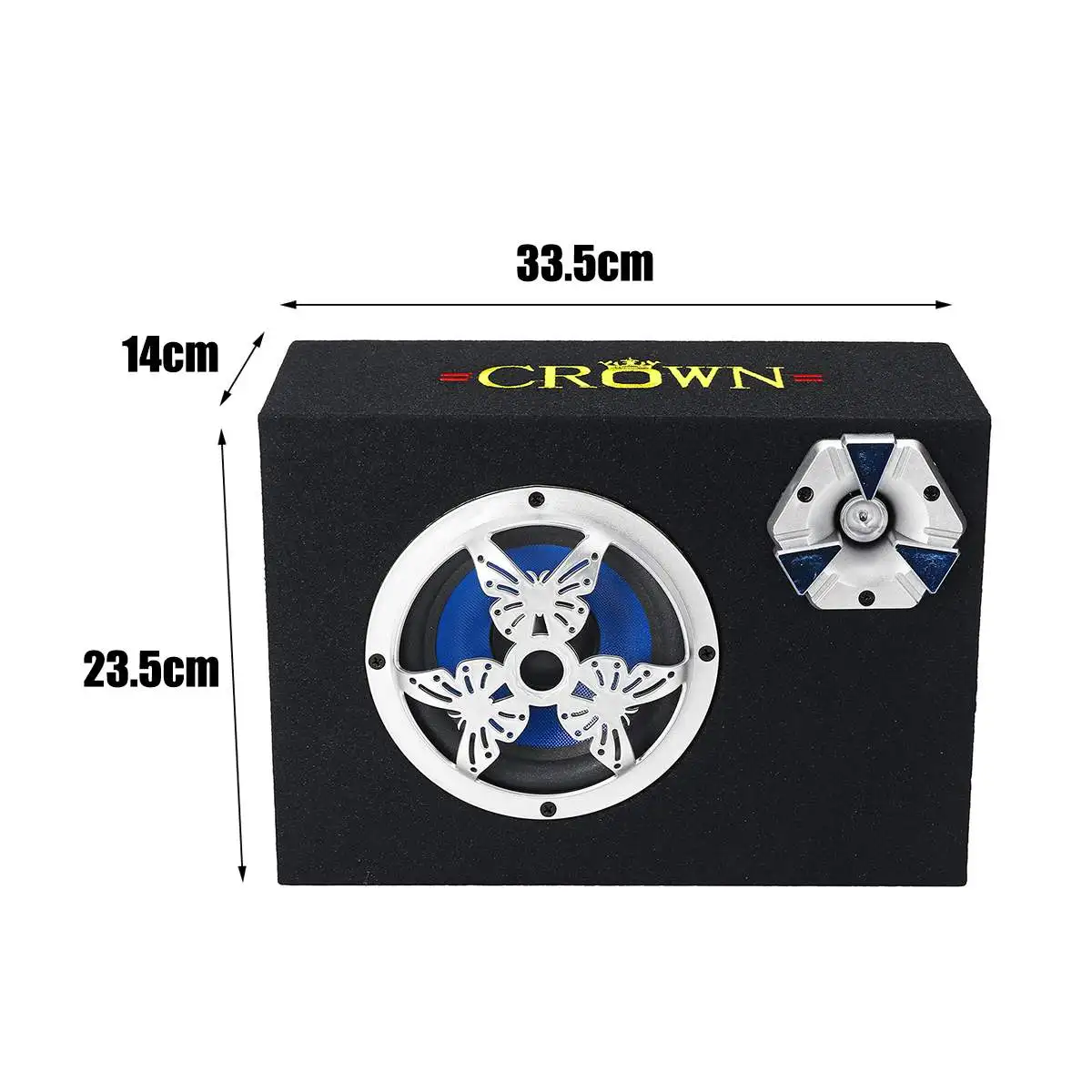 6 дюймовый автомобильный сабвуфер 500 Вт под сиденьем модифицированный динамик