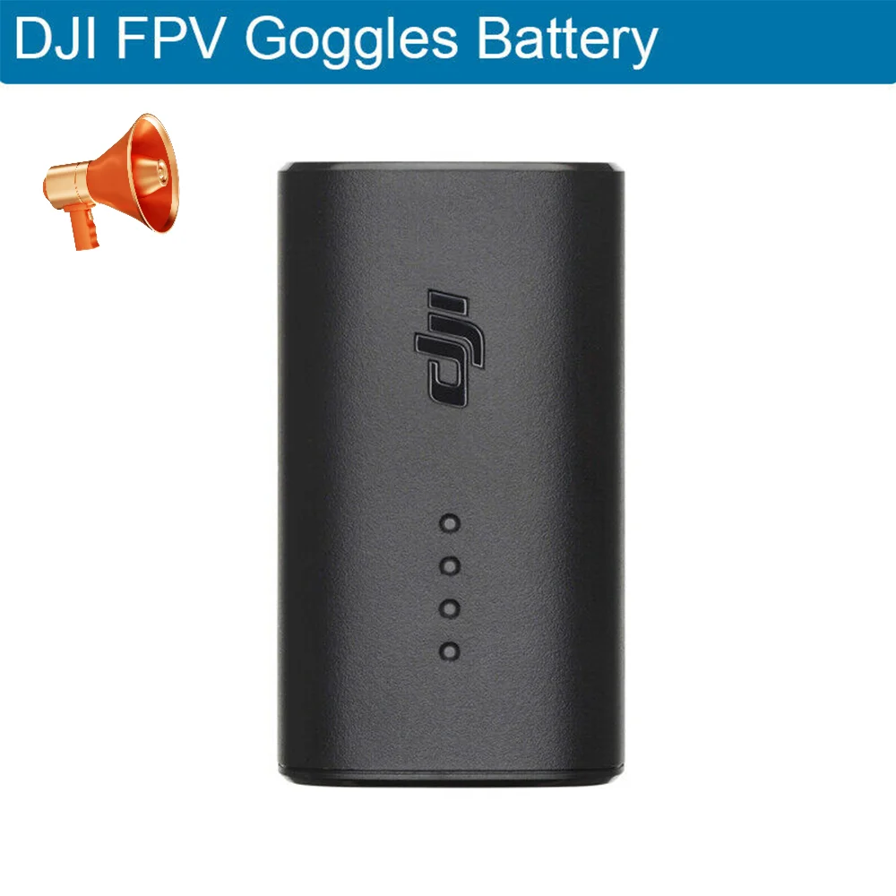 

Высококачественный Оригинальный аккумулятор для DJI FPV Goggles 1800 мАч 9 В LiPo 2S 18 Вт/ч, аккумуляторы для очков, запасные части для дрона, перезаряжа...