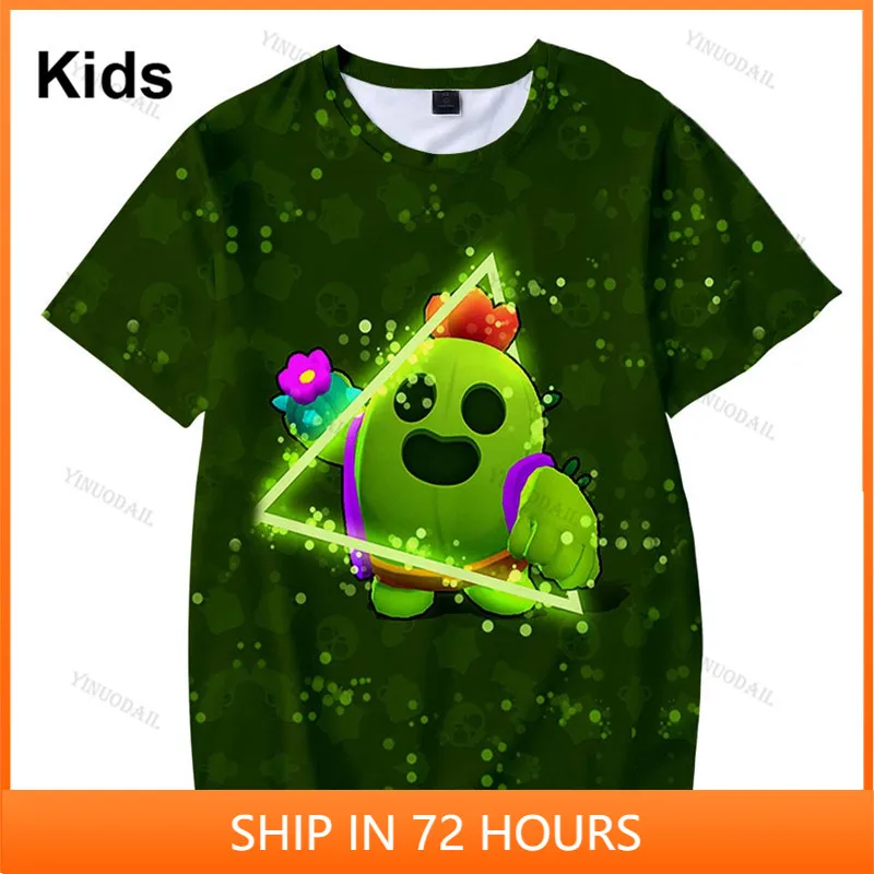 

Sandy Max Rosa and Shoot Star, Game 3d Shirt Boys Girls Tops Tshirt Teen Clothes Shoot Shark Leon Children's Wear Kids T-shirt