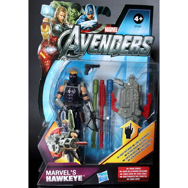 9 Hasbro Marvel Мстители Рокки Hawkeye Халк Железный человек супергерой персонаж фигурка куклы игрушки Детские подарки 10 см - Цвет: 9