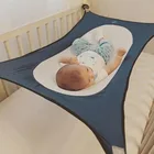 Портативный гамак для младенцев безопасная Съемная детская кроватка для новорожденных Детская кроватка для сна качели эластичный гамак Регулируемая сетка Лидер продаж