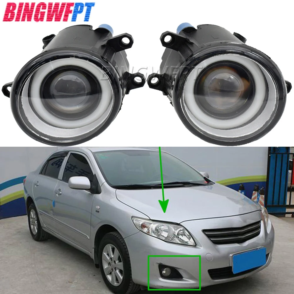 

Противотумансветильник ры для Toyota Corolla 2008-2010, противотуманные фары для Camry Ractis Avensis Verso RAV4 2003-2014, противотуманные фасветильник, противотуманн...