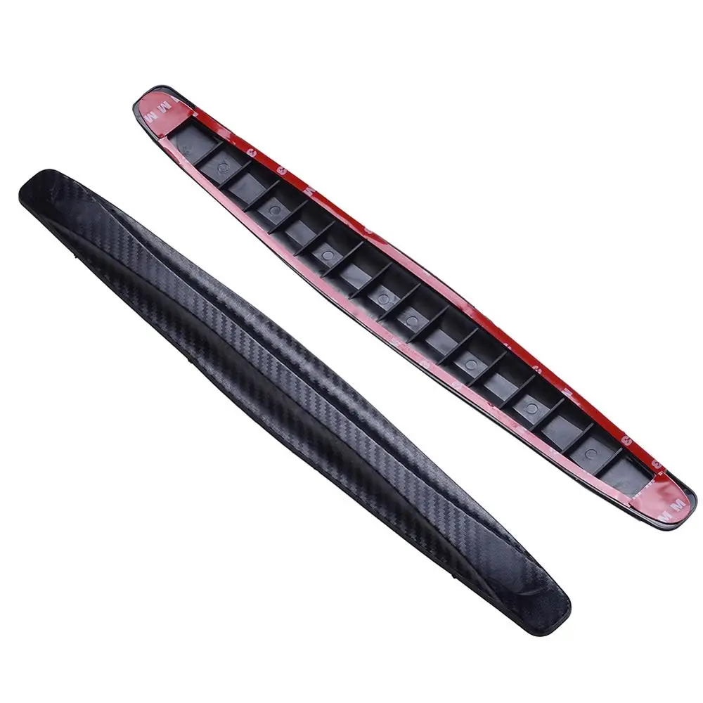 2pcs/set Universal Car Front Rear Bumper Protector Carbon Fiber Auto Guard Corner Anti-collision Strip Sticker Accessories | Автомобили и