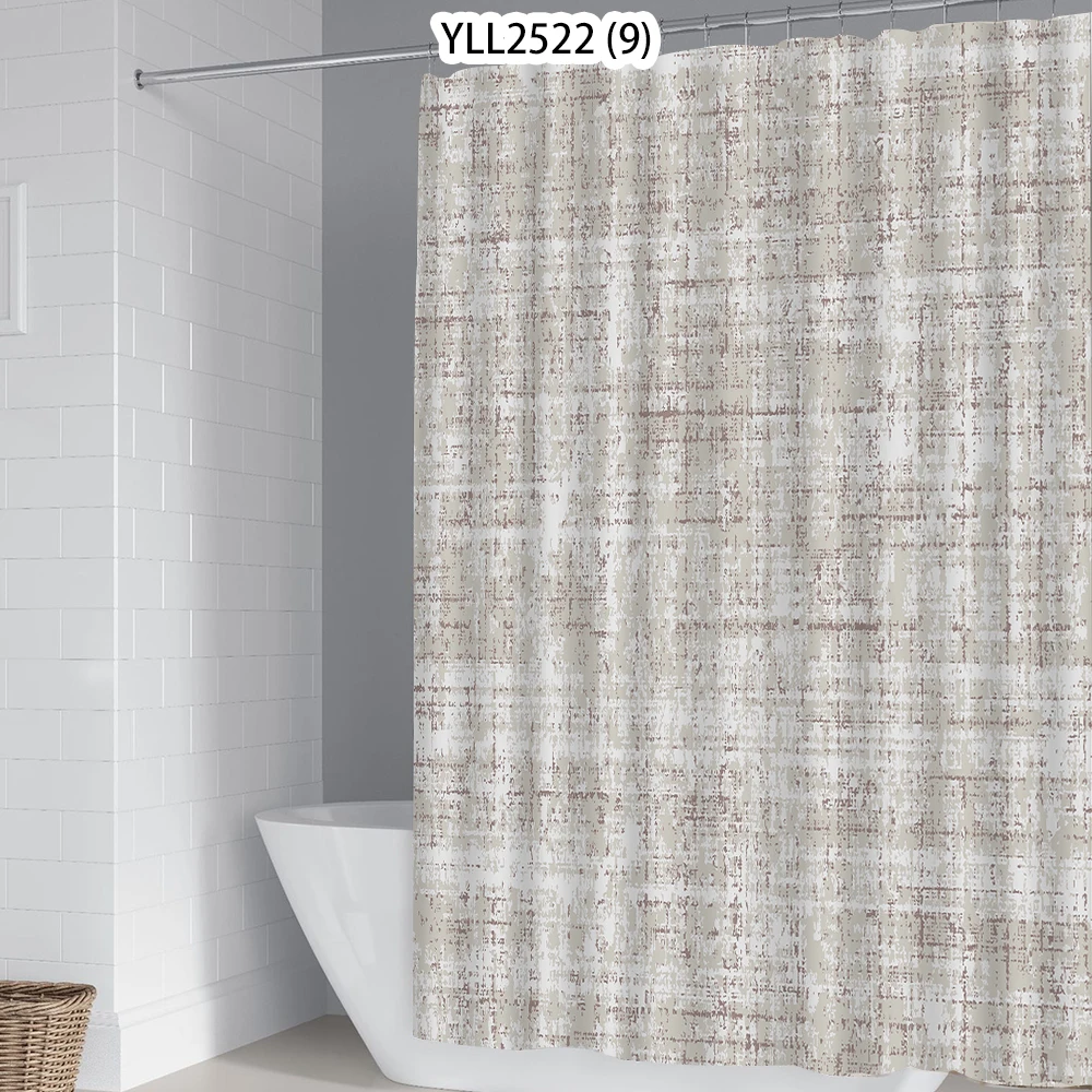 Занавеска для душа из полиэстера с принтом в виде мозаики | Дом и сад