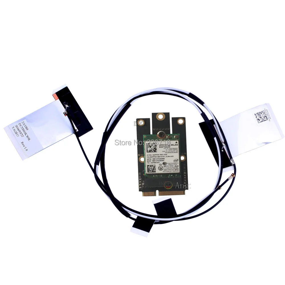 7260NGW Wi Fi WLAN карта Bluetooth 4 0 7260AC & NGFF к Мини PCI E адаптеру и IPEX 1 антеннаи Gen4 MHF4 Новинка|wifi