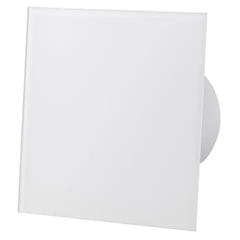 Лицевая панель для вентилятора airRoxy  dRim  100/125(стекло, белый глянец)