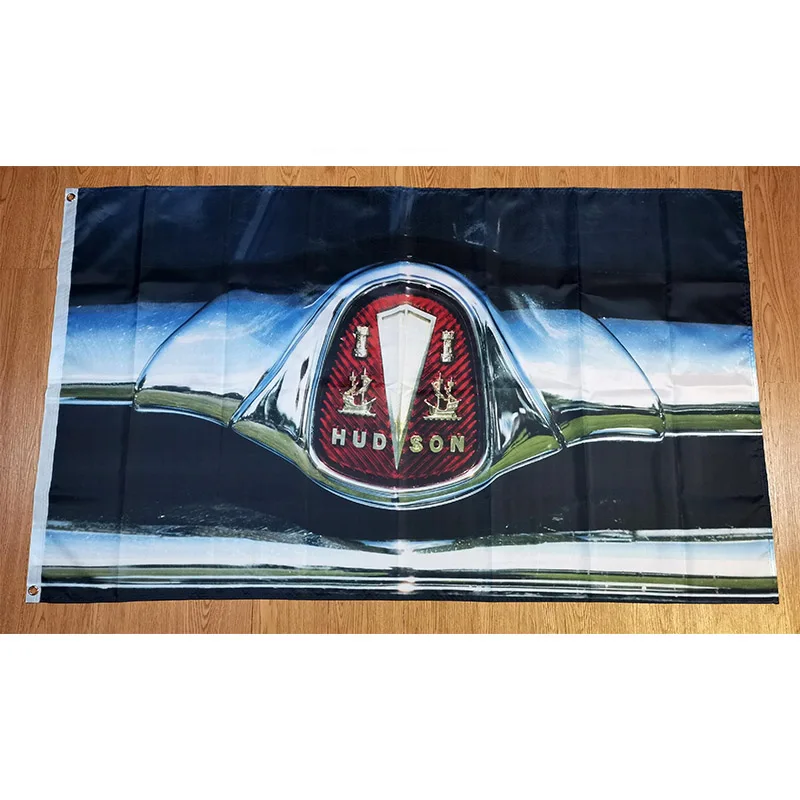 

Retro Car Flag Hudson 3ft*5ft (90*150cm) Size Christmas Decorations for Home Flag Banner Indoor Outdoor Decor RA11