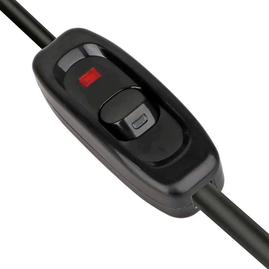 

Переключатель света пластиковый белый/черный 10А