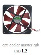 Кулер для процессора master rgb охлаждающий вентилятор для процессора охлаждающий кулер вентилятор Радиатор 7 лопастей для Intel LGA 775 1155 1156 AMD 754 AM2