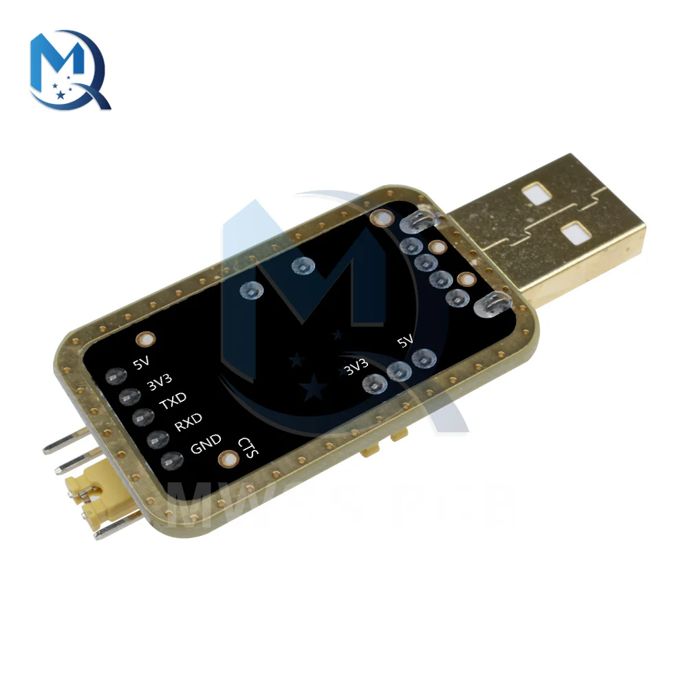 Модуль CH340G USB в TTL конвертер адаптер платы UART серийного порта 3.3V 5V с индикатором питания для Arduino.