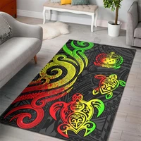 samoa area rug reggae tentacle turtle rug vintage polynesian style printed bedroom non slip floor rug