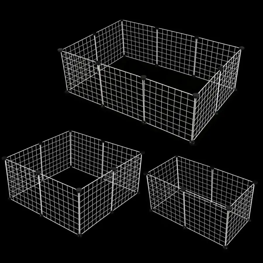 Забор для домашних животных 35 см железный забор из проволоки пряжка соединение с