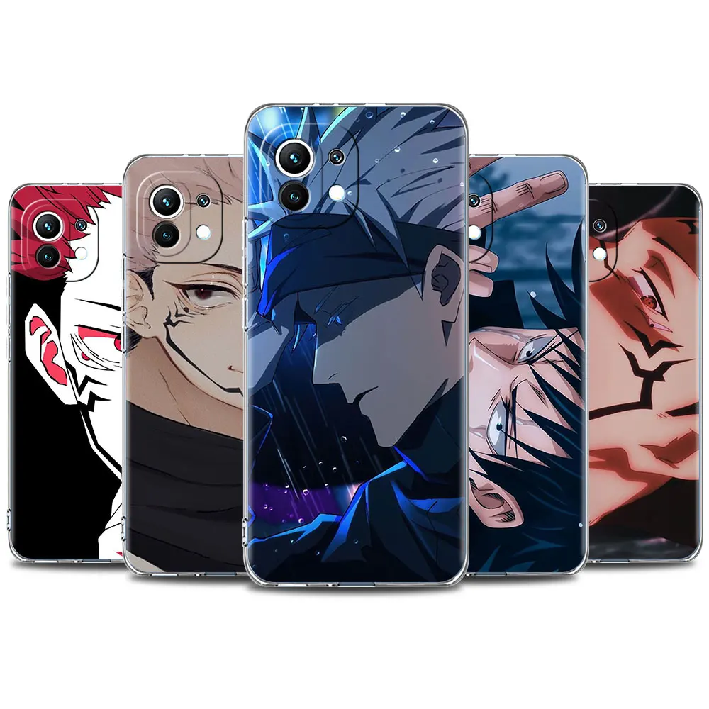

ujutsu Kaisen Satoru Gojo Anime Matte TPU Phone Case For Xiaomi Poco X3 NFC F2 Pro 5G M3 F3 GT for Mi Pocophone F1 X3 GT Cover