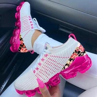 2020 women sneakers summer outdoor sports shoes multicolor leisure comfortable lace up plus size casual shoes