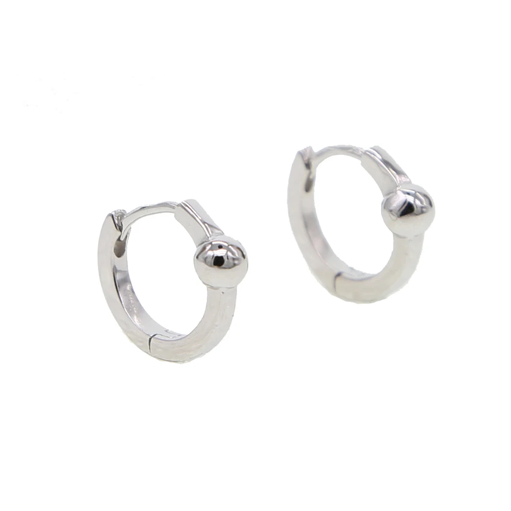 Женские серьги-кольца из серебра 925 пробы 2 цвета | Украшения и аксессуары