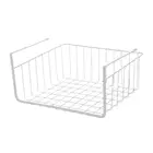 Устойчивая к износу простая просто скользит под полку корзина из кованого железа подвесная корзина легко устанавливается в помещении