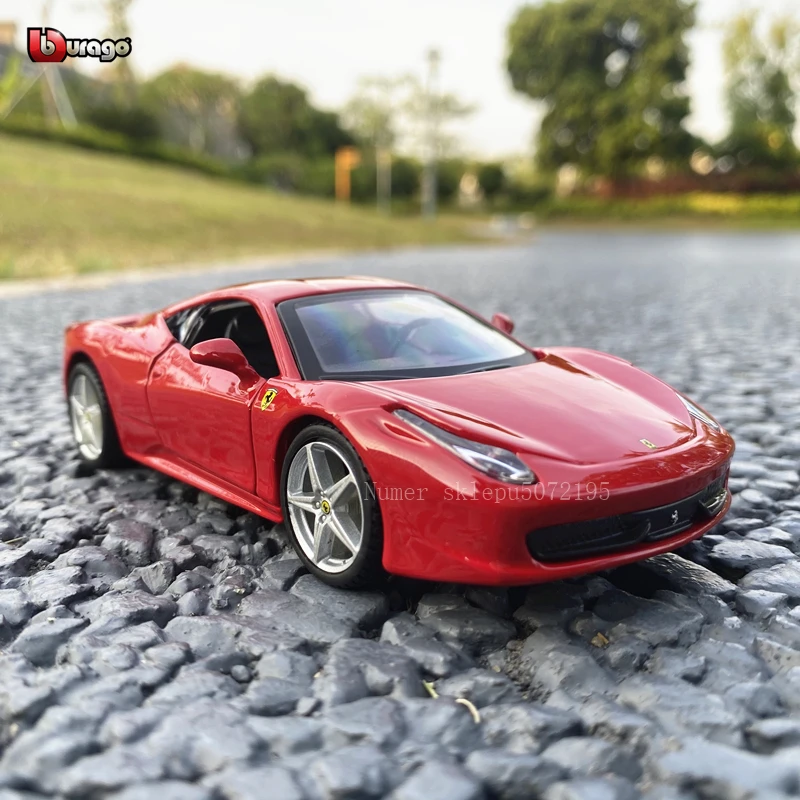 Акриловая витрина Bburago серии Ferrari 458 Italia 1:32 модель раллийной машины автомобиля из