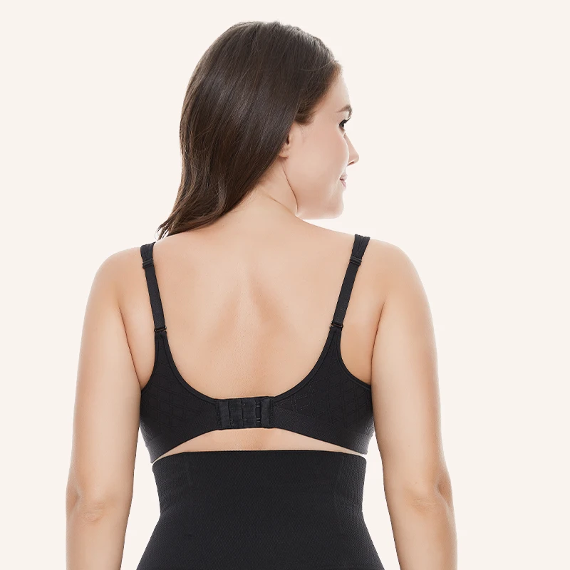 Wingslove Women's Wirefree Push Up Bra High Elastic Soft Comfort  Lingerie Solid Color Breath Underwear Brassiere