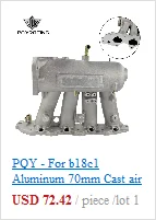 Pqy-алюминиевый впускной коллектор K24A2 K20Z3 для Honda Civic 06-11 Acura TSX 04-08 PQY-IM52