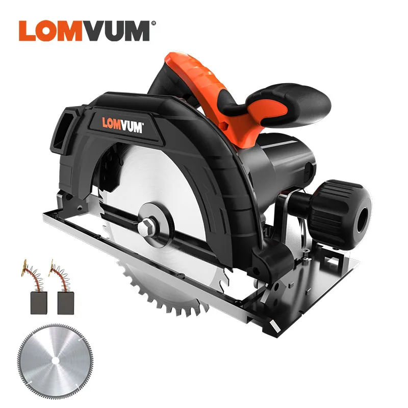 

LOMVUM мини циркулярная пила с лезвием для резки электрический DIY мощный инструмент 185 мм пила для деревообработки инструменты