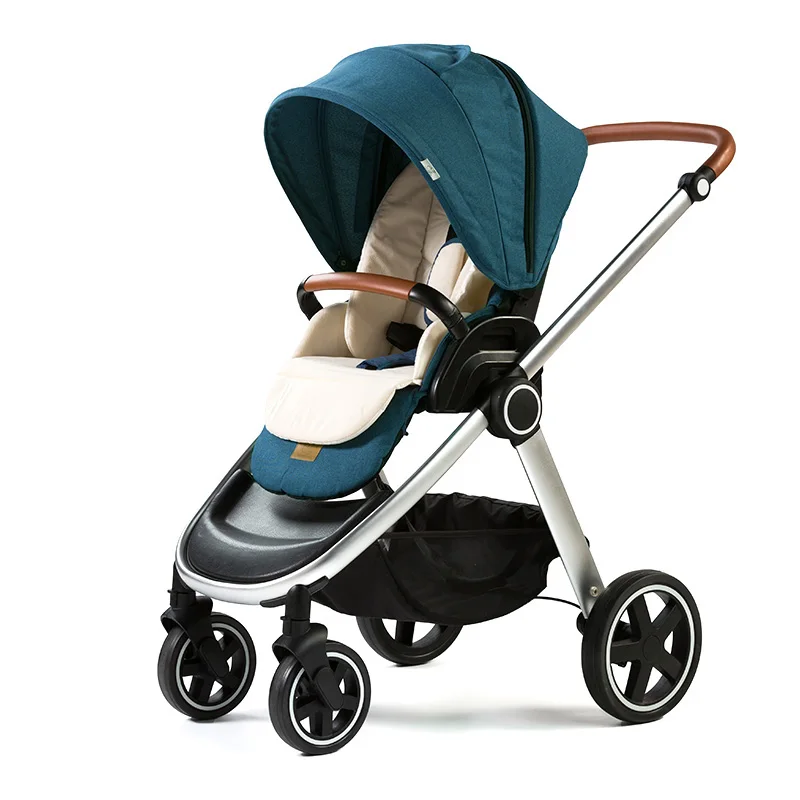 Красивый пейзаж для детей коляска 3 в 1 амортизация подвеска розовая реверсивная