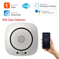 tuya smart life gas detector wireless kitchen lpg natural gas leak sensor smartlife app control work with alexa google assistant