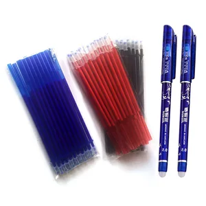 50 шт + 2 шт. со стирающимися чернилами гелевая ручка 0,5 мм стираемая ручка с заправляемым стержнем стержень синего цвета с черными чернилами моющиеся ручка для школы канцелярские товары для офиса письменные принадлежности