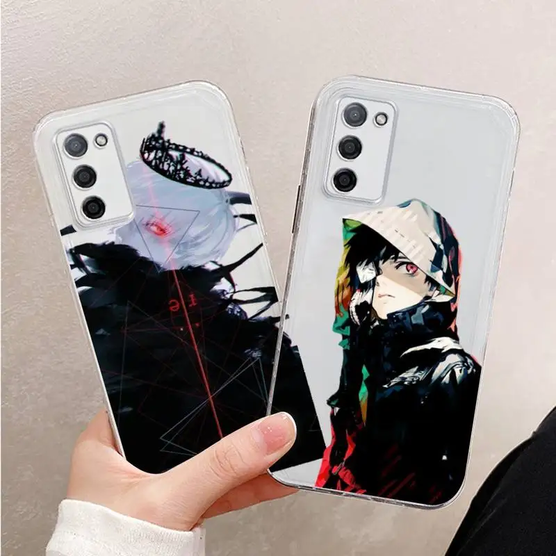 

Cartoon Anime Tokyo Ghoul Kaneki Ken Phone Case Transparent For oppo R17 R15 R11 R9 F11 A32 A39 K7 K5 S X PRO PLUS moible bag