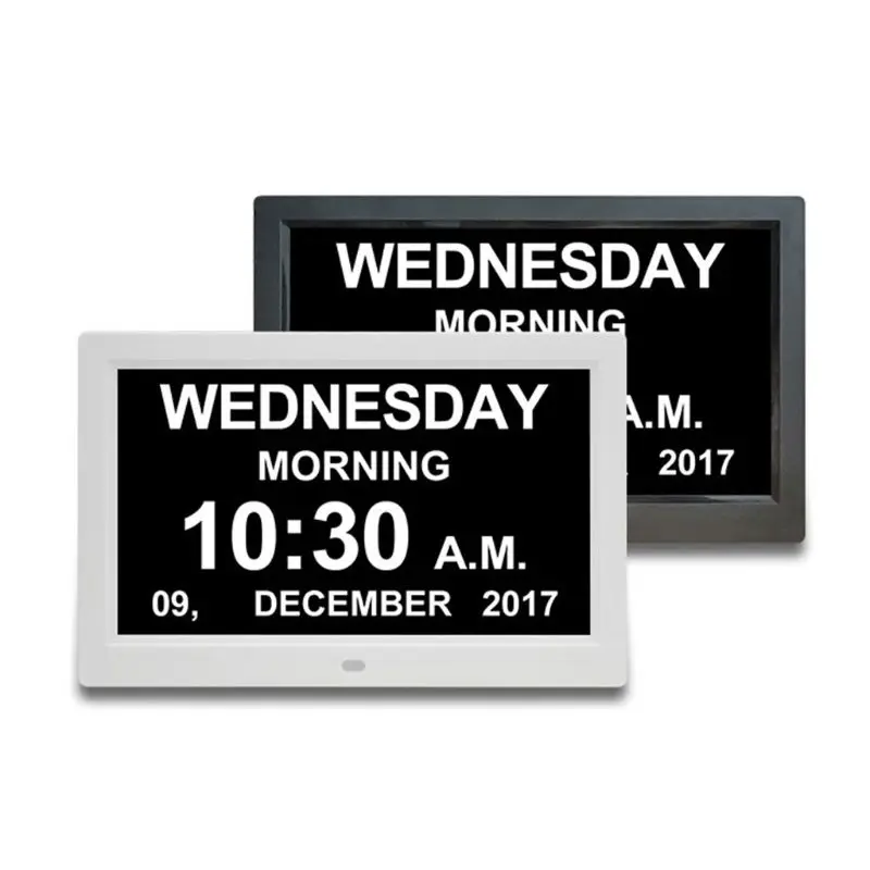 

10.1 Inch 1280x800 Advertising Player Digital Clock Calendar with Date Reminder