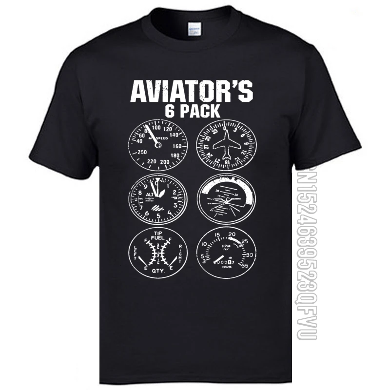 Футболка Aviator мужская с измерителем скорости забавная Байкерская тенниска пилот