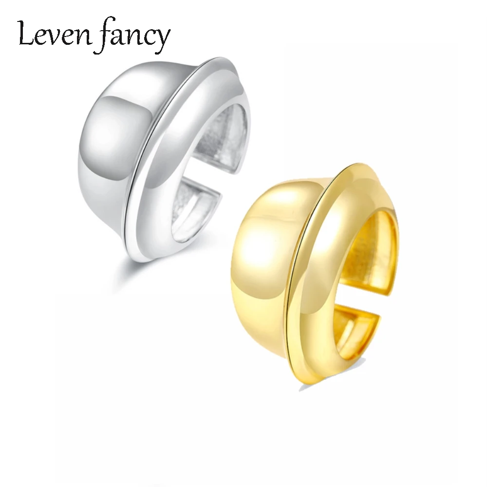 

Индивидуальное женское серебряное кольцо 925 пробы с широким лицом для мужчин и женщин, Золотое кольцо на палец, серебро 925