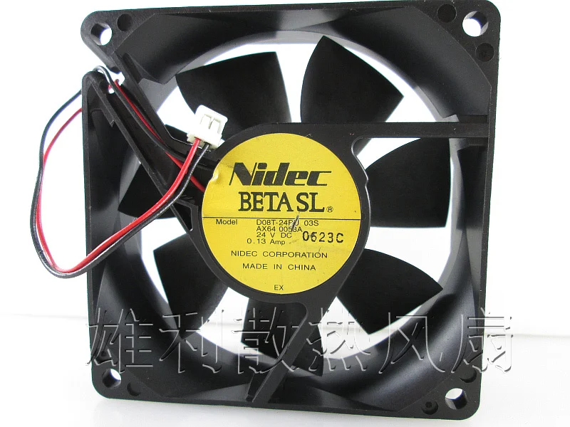 

Новый D08T-24PU 03S 8025 24V 0.13A 8 см, 2 шт/комплект провода защиты электродвигателя Вентилятор охлаждения