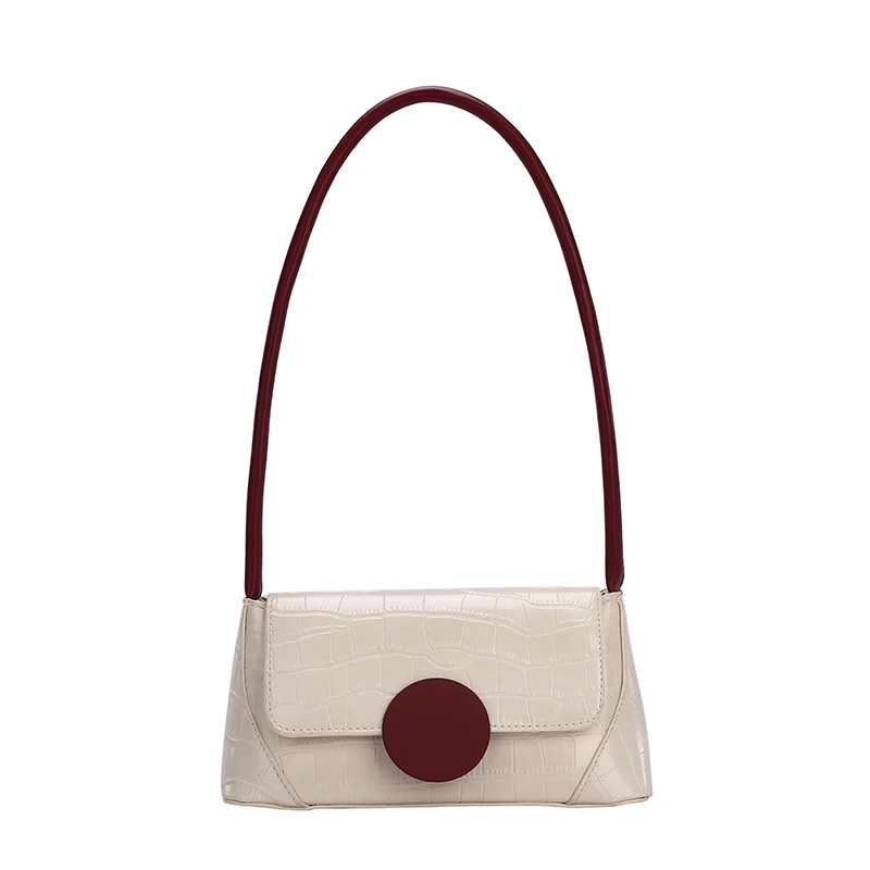 

Fashion Crocodile Leather Women Bag Retro Alligator Bag Shoulder Crossbody Handbag Ladies Hand Bags Female Handbag Baguette Bag