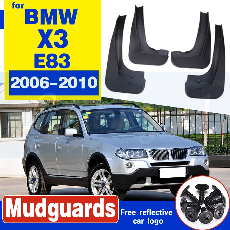Брызговики для BMW X3 E83 2006 2010 4 шт. брызговики комплект брызговиков Стайлинг