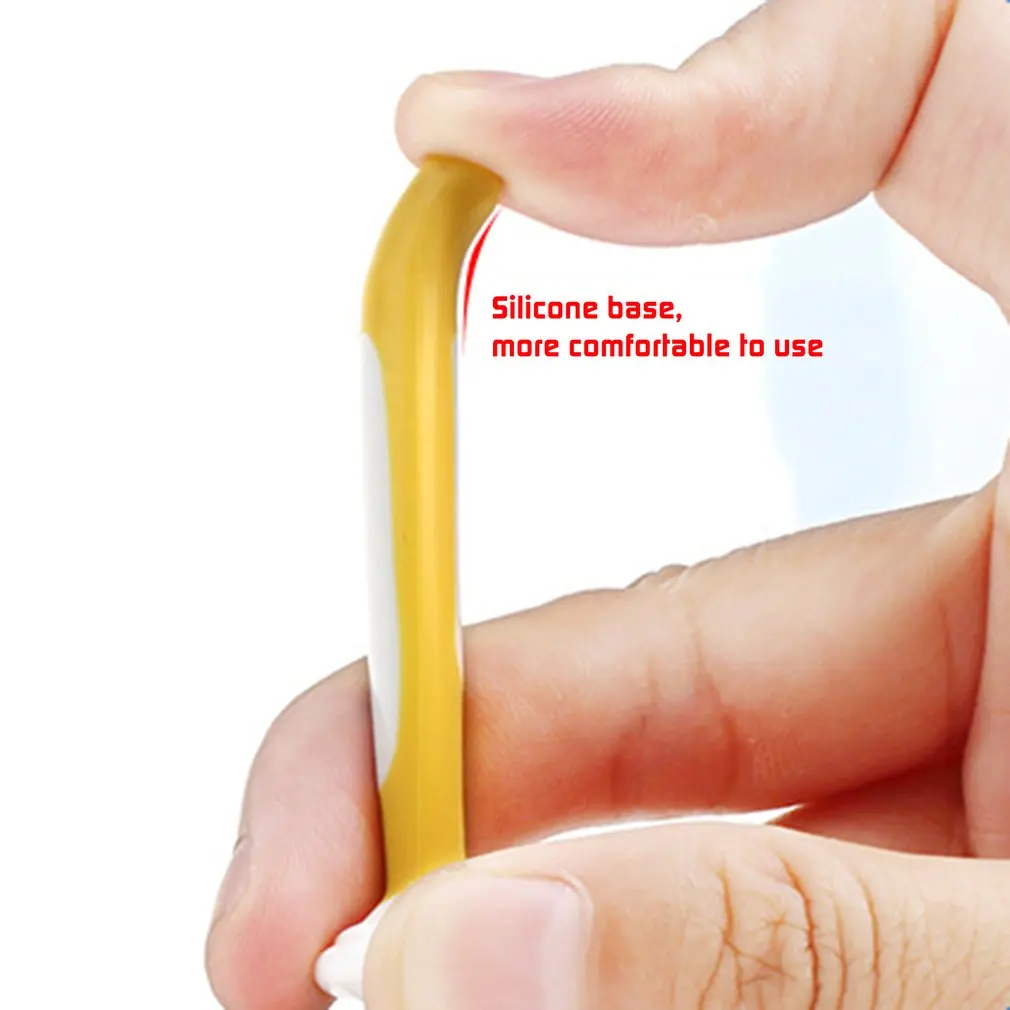 

Oral Care Kit Infant TPE Toothbrush Tongue Scraper For Sensitive Gums Kids First Deciduous Tooth Toothbrush