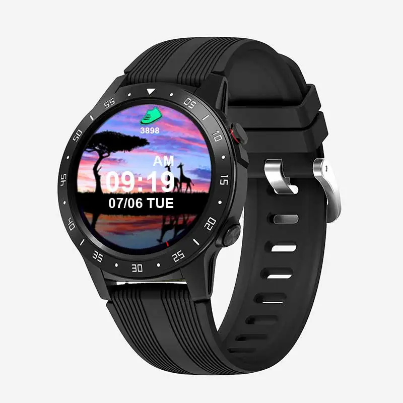 2021 New GPS Smart Sports Watch Fitness Tracker Heart Rate Phone Answer Altimeter Compass Touch Screen