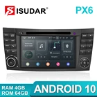 Isudar PX6 Android 10 два Din Автомобильный мультимедийный плеер для MercedesBenzE-ClassW211E300CLKW209CLSW219 dvd-плеер GPS радио