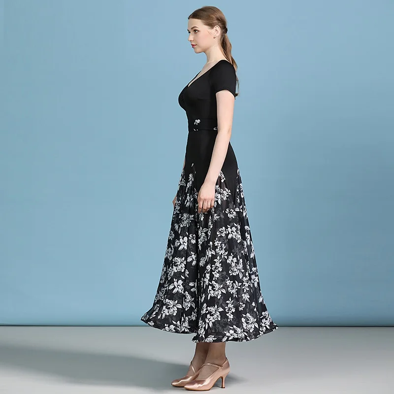 Длинное платье для бальных танцев стандартные платья танцевальные костюмы