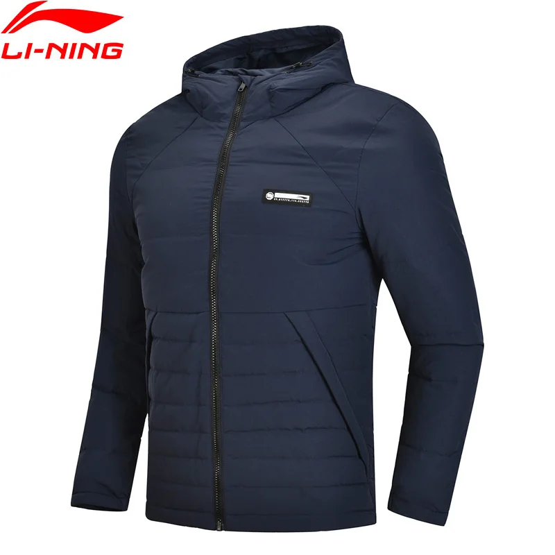 Мужская короткая пуховая куртка Li Ning BAD FIVE с защитой от умного утиного пуха теплая