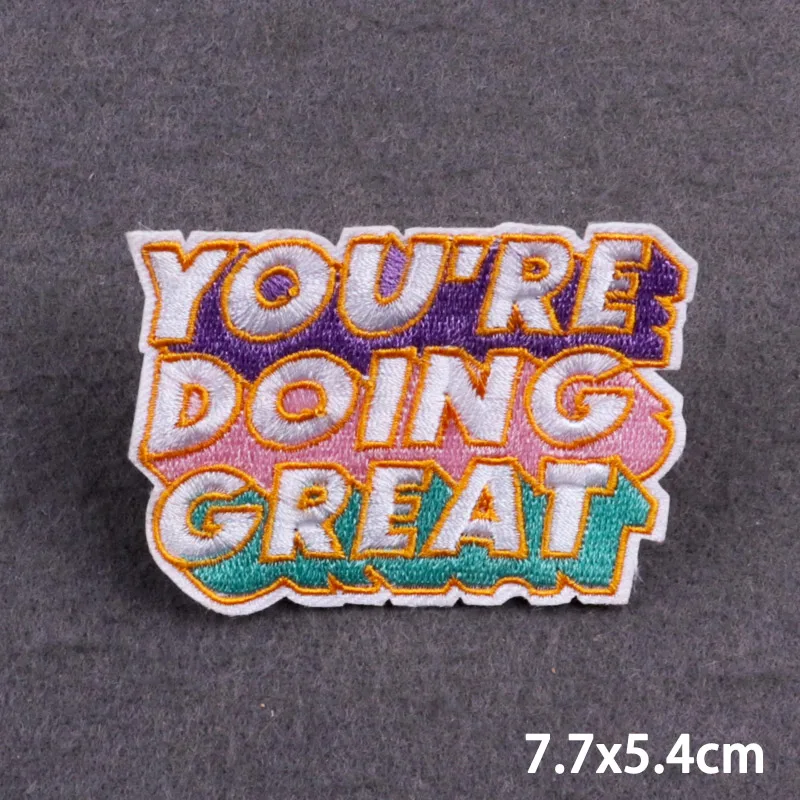 Милые вышитые нашивки в стиле панк с черепом для одежды хиппи металлические